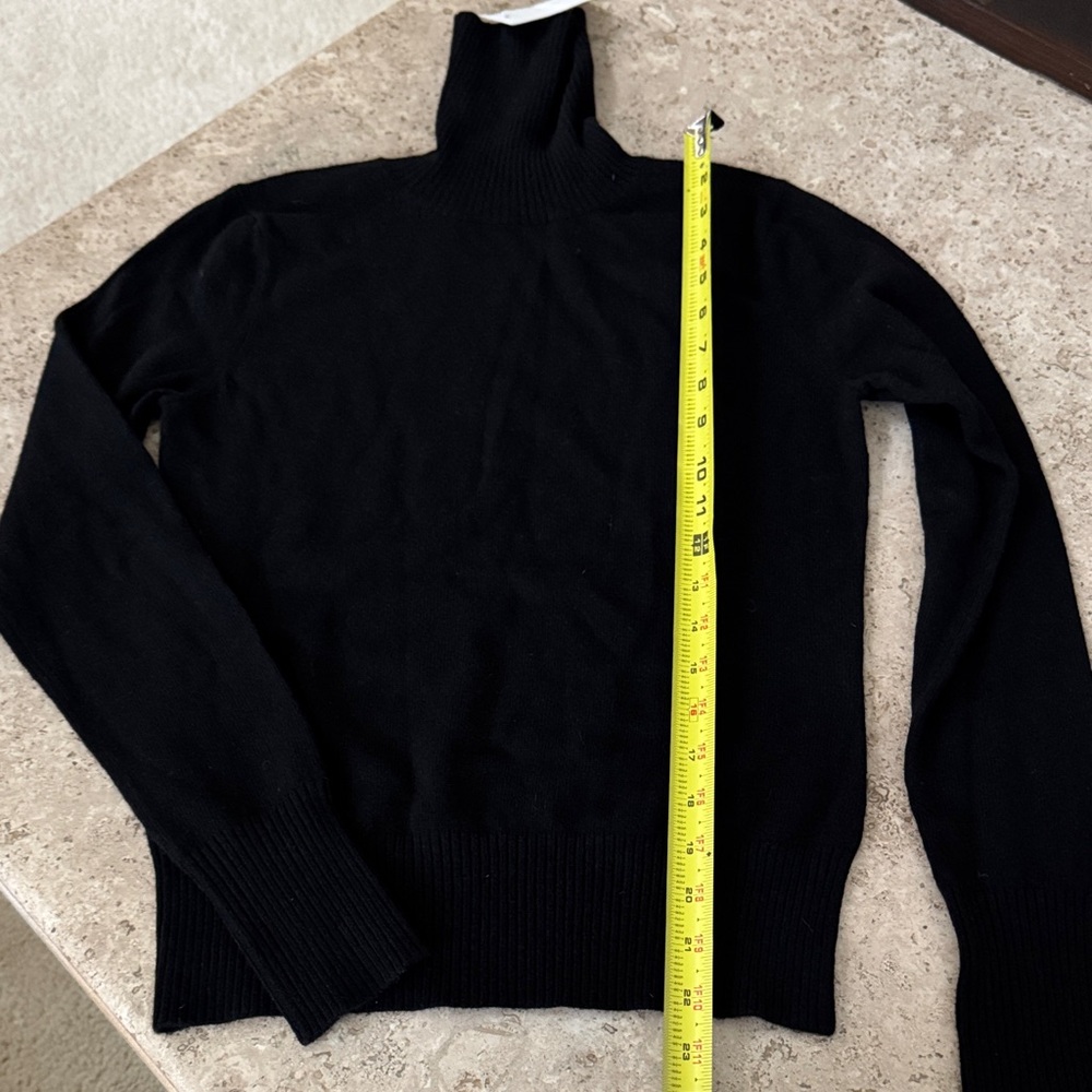 Hayden Classic Black Turtleneck Sweater